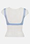 Women Brand Logo Lightly Padded Bikini Tops, Light Blue - 3