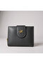 Women's Zippered Snap-Closure Coin Compartment Black Wallet Card Holder Standard Gray - 2