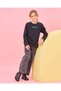 Girls Black Star Girl Sweatshirt - 5
