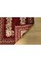 Kinay Bordo Jacquard Fabric Tapestry Decorative Unlined Fringeless Prayer Rug 70*115 - 2