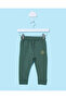 Infant Boys Green Printed Active Pants