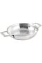 Grano Double-Handled Stainless-Steel Frying Pan with Triple-Layer Body, 26 cm