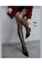 Denise Flower Floral Patterned Fishnet Modern Lace Look Pantyhose - 4