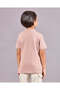Boys Pink Mandarin Collar Polo Shirt - 3