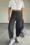 Women's Crepe Balloon Pants Without Belt - 7