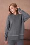 Women's Cycling Yak Armdress Sweater Corded Fabric Pants Two-Piece Knitwear Set - 6