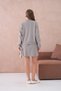 Women's Crew Neck Sweater Short Skirt Two-Piece Knitwear Set - 8
