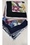 2 Pieces // 100*100 cm // Crochet Fabric/Cotton Fabric/Embroidered Fabric/Vintage/ - 2