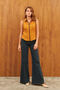 Orange Unlined Piped Detail Vest - 6