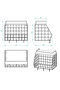 Wooden Bamboo Shelved Bathroom Organizer - Can Be Wall Mounted and Used on the Countertop, Black - 8