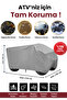 Grey XL Size Atv Cover, Atv Protective Cover - 2