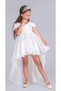 Chiffon Detailed Girls' Evening Dress