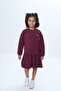 Girl's Striped Heart Embroidered Dress