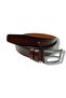 K120-26 Genuine Print Leather Men's Belt 135 cm
