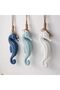 Nautical Seahorse Wall Hanging Decor Rope Hanging Sea Horse Ornaments for Beach - 4