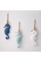 Nautical Seahorse Wall Hanging Decor Rope Hanging Sea Horse Ornaments for Beach - 8