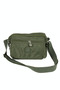 215 Crinkle Fabric Women's Crossbody Bag Green - 2