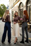 3-Piece Brown Finger-Looped Women's Bodysuit Set - 2