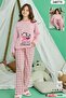 Young Girl's Cotton Pajama Set 240770 Powder01 - 3