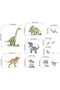Dinosaur Wall Stickers for Kids Boys: Peel and Stick Dino Wall Decals - Wall Decor Art Kids Supplies Ages 1-12 Year - 4