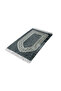 Mihrap Motif Velvet Prayer Rug Gray - 7