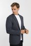 Buttoned Double Pocket Flap Slit Cotton Lycra Men's Jacket - 4