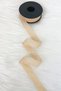 Cappuccino Linen Nopeli Ribbon 2.5 cm 20 Meters, Bohça Dowry Special Day Gift Decoration Ribbon - 3