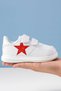 Animated Character Printed Girls' and Boys' Sports Shoes with Velcro Fasteners and White Sneaker Bands - 2