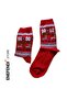 Women's Thermal Thick Red Socks – Soft Winter Boot Socks, Warm -Christmas -Gift 36-40 - 2