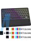 7-Color Backlit Detachable Keyboard Case for Samsung Galaxy Tab S9 / S9 FE / S10 FE / S10 Lite - 2