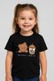 Unisex Kids T-Shirt Printed Summer Short Sleeve T-Shirt Organic Navy Blue Color - 2