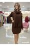 Tricot Dress with Shawl Detail, Spanish Sleeve Model
