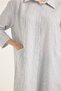 Langes gestreiftes Hemd - 4