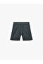 Regular Fit Slit-Sewn Detailed Elastic Waistband Short Sports Shorts with Tights - 3