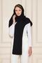 Women's Soft Textured Thessaloniki Knitted Shawl 71511 Black