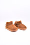 Kugga Girls' and Boys' Fur-Lined Tan Boots - 5