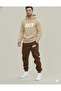 Three-Thread Compact Hooded Cotton-Lined Four-Striped Printed Premium Oversized Tracksuit Set