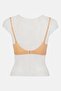 Women Solid Seamless Non Padded Bra, Tan - 3