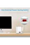 Extension Lead with 5 Outlets & 3 USB, Cable Management Box, 2m, White - 4