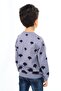 سويت شيرت رجالي من نوع Relax Fit Crew Neck مطبوع - 2 Thread - 4