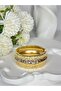 Vip Steel Gold Handcuff Bracelet - (62mm.)