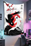 Anime Printed Wall Covering – Anime & Gamer Themed, High-Quality Fabric, Tapestry Wall Carpet - 2