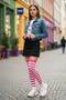 Women's Fashion Over-The-Knee Cotton Socks 1 Pair - 3