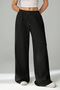 Women's Black High-Waisted Wide-Leg Relaxed Pants