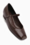 Yuphin Brown Short Heeled Belted Women's Heeled Shoes - 4