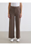 Beige Soft Touch Modal Blend Women's Sweatpants - 2