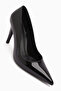 Nancy Black Patent Leather Women's High Heel Shoes Stiletto - 2