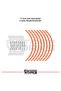 Cfmoto Wheel Rim Sticker Rim Strip Set of 16 Compatible with All Models Sticker Label Model - 3