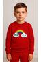 Children's Team Sweatshirt Sky Rainbow Printed Girls Boys Crew Neck3 4-5-6-7-8-9-10-11-12Years