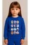 Children's Set Sweatshirt Deer Fox Bas Printed Z Boys Crew Neck3 4-5-6-7-8-9-10-11-12Years